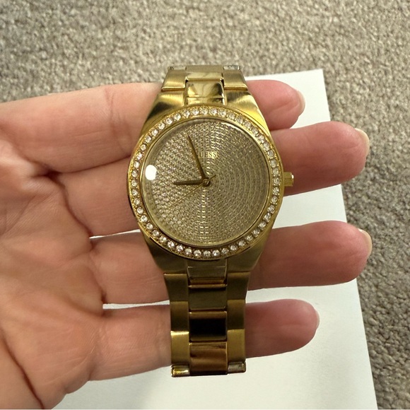 Guess Accessories - Guess Gold Women's Watch with Crystal Accents